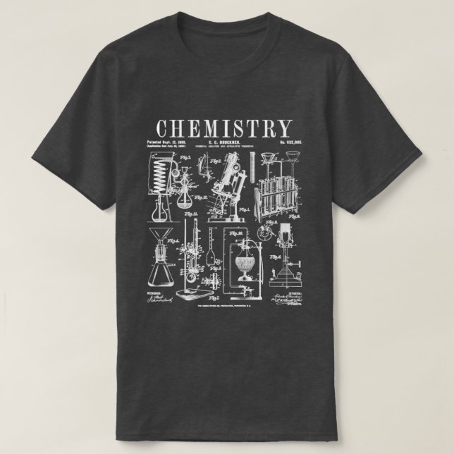 T-shirt Laboratoire de sciences de l'enseignant en chimie  (Design devant)