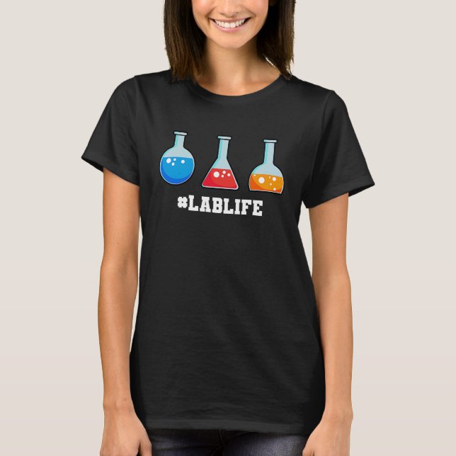 T-shirt Laboratoire de technicien de laboratoire Bécher Sc (Devant)