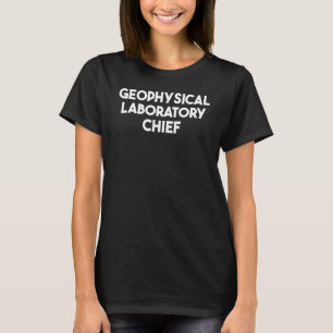 T-shirt Laboratoire géophysique Chef