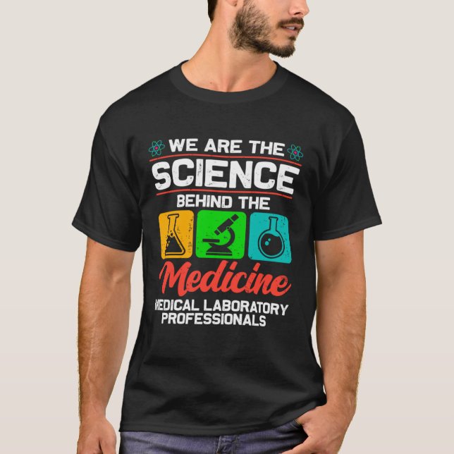 T-shirt Laboratoire Médicale Sciences Homme Femmes Lab Tec (Devant)