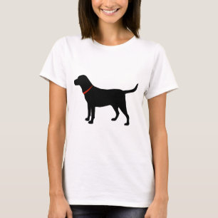 T-shirt laboratoire noir, labrador retriever