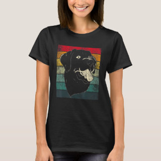 T-shirt Laboratoire noir Retro