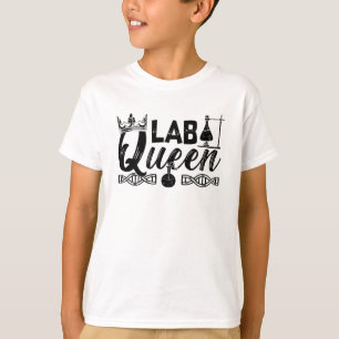 T-shirt Laboratoire Queen Lab Tech Laboratoire Technicien