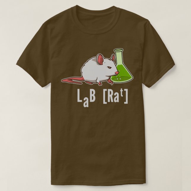 T-shirt Laboratoire Rat Science Chimie Professeur Laborato (Design devant)