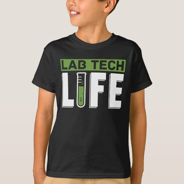 T-shirt Laboratoire Technique de la Vie Technicien de labo (Devant)