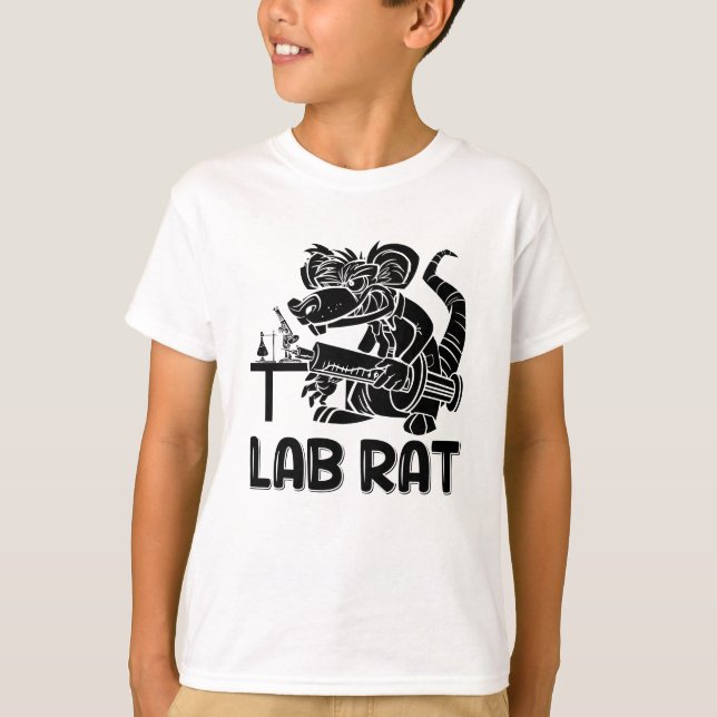 T-shirt Laboratoire Technique Laboratoire Chimiste de Rat  (Devant)