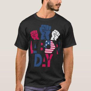 T-shirt Laborday food boys camion garçon chemise d'anniver