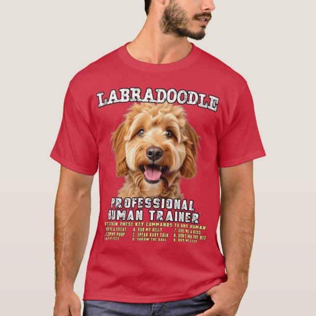 T-shirt Labradle Professional Hurainer Labra Doodle creati (Devant)