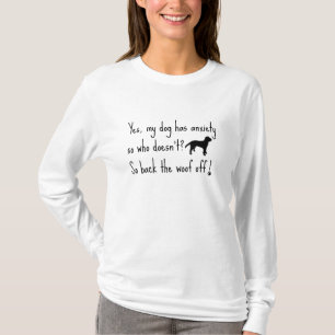 T-shirt Labradoodé Mon chien angoissé Woof Off