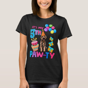 T-shirt Labradoodle Chien Joyeux anniversaire