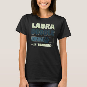 T-shirt Labradoodle Dans L'Entraînement Chien