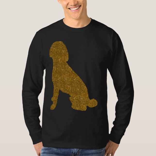 T-shirt Labradoodle  For Women Girl Dog Animal Poodle (Devant)