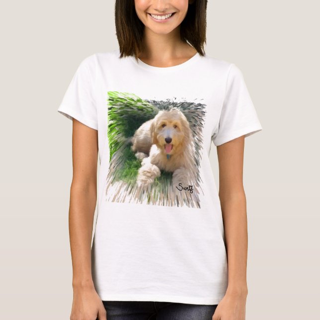 T-shirt Labradoodle Goldendoodle (Devant)