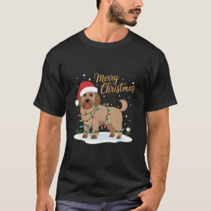 T-shirt Labradoodle Joyeux Noël Funny Noël Amoureux des ch