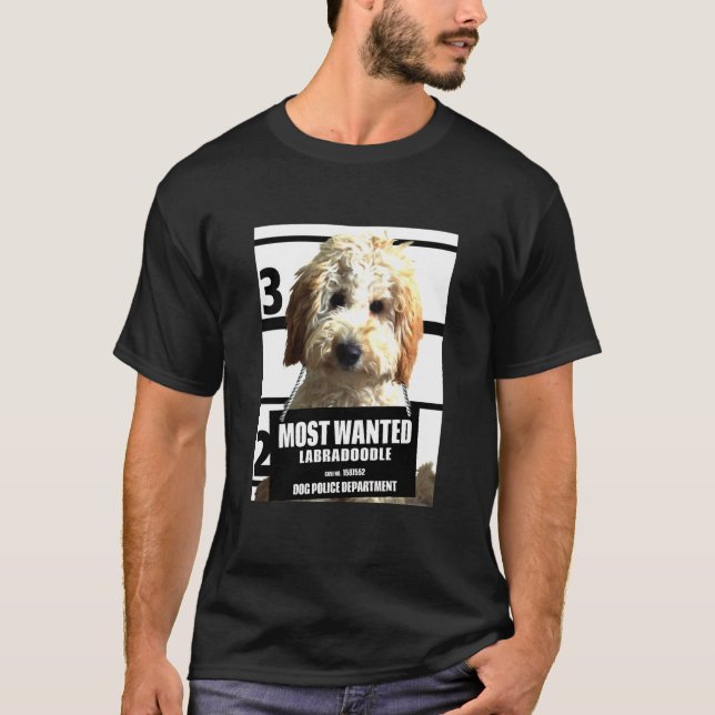 T-shirt Labradoodle Labrador Poodle 73 (Devant)