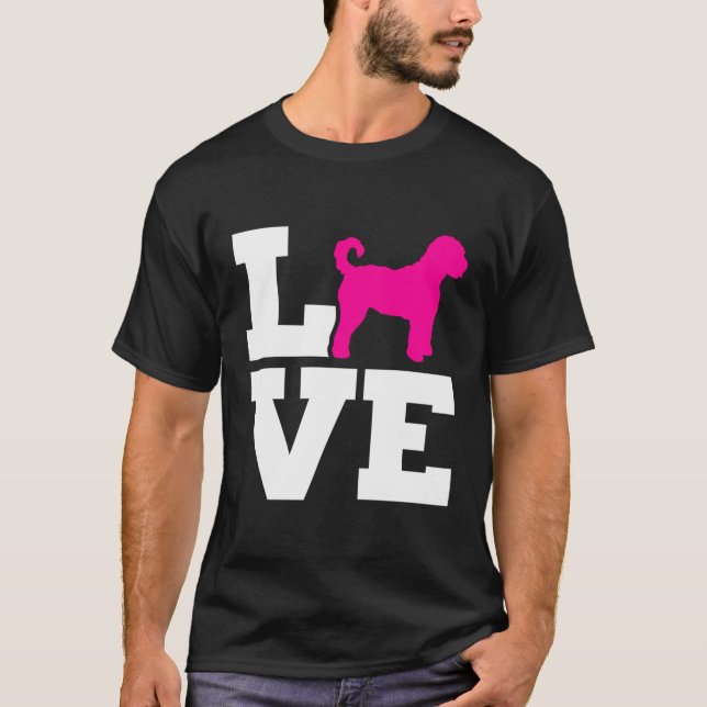 T-shirt Labradoodle Love (Devant)