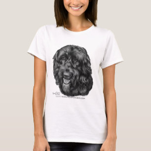 T-shirt Labradoodle noir