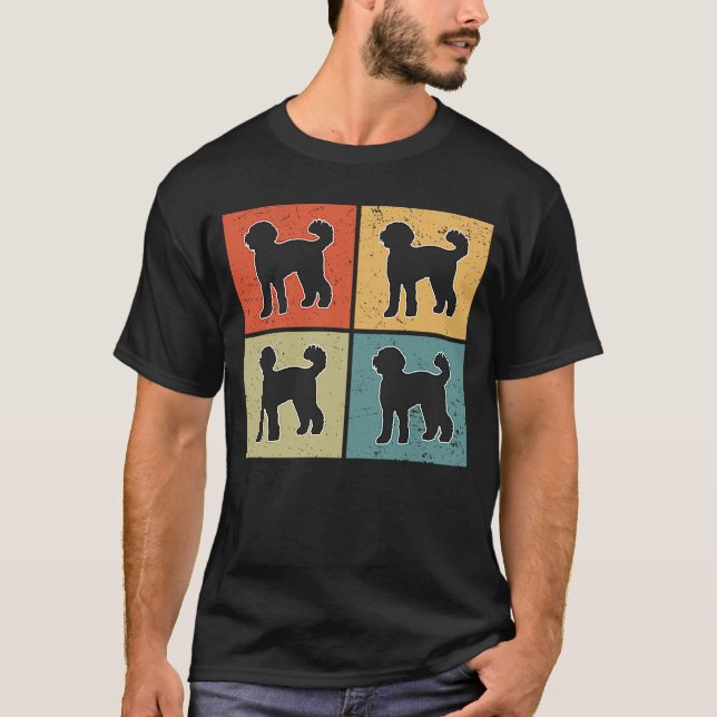 T-shirt Labradoodle Vintage  4 (Devant)