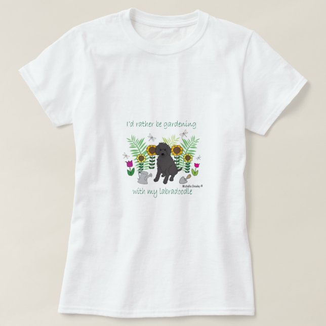 T-shirt LabradoodleBlk (Design devant)