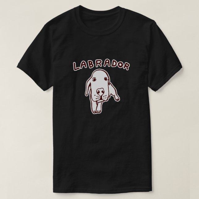 T-shirt labrador (Design devant)