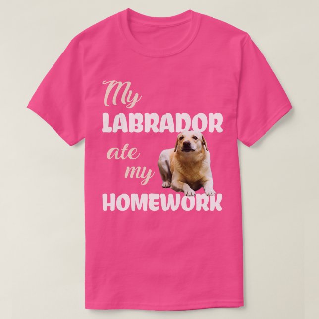 T-shirt Labrador Ate (Design devant)