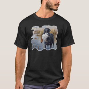 T-shirt Labrador avec la chasse de canard de canard