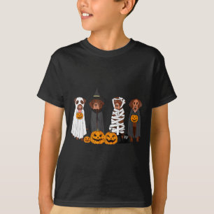 T-shirt Labrador brun Halloween Fantôme Soky Lab au Chocol