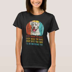T-shirt Labrador Chien Chaque Snack Que Vous Faites Je Ser