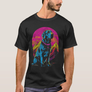T-shirt Labrador Chien Pop Art Pour Amoureux de les chiens