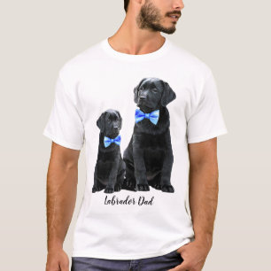 T-shirt Labrador Dad - Black Lab Fête des pères mignon chi