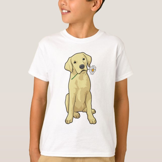 T-shirt Labrador Daisy (Devant)