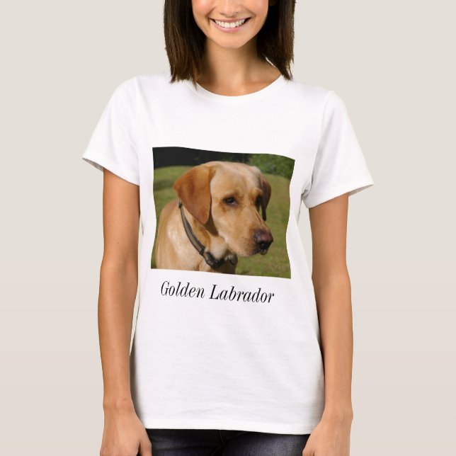 T-shirt Labrador d'or (Devant)