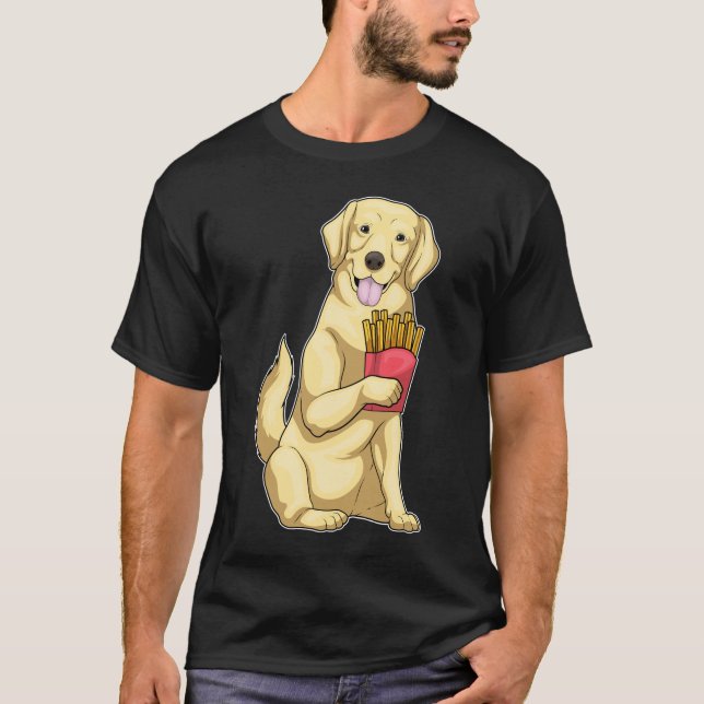 T-shirt Labrador French Fries (Devant)
