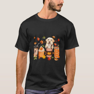 T-shirt Labrador Inside Coffee Cup Thanksgiving Boire C