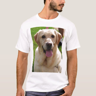T-shirt Labrador jaune