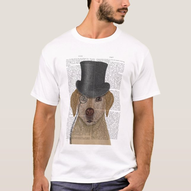 T-shirt Labrador jaune, Hound officiel et Casquette (Devant)