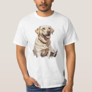 T-shirt Labrador Lots Photorealist Dog artwork for You