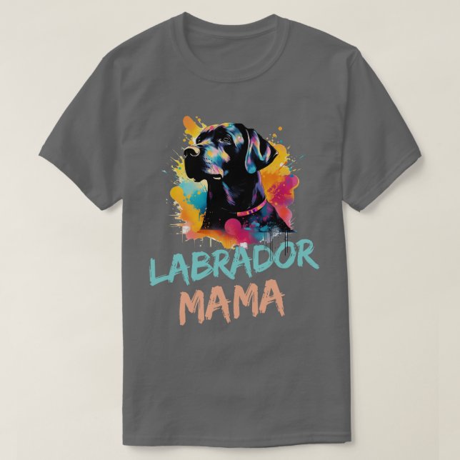 T-shirt labrador mama (Design devant)