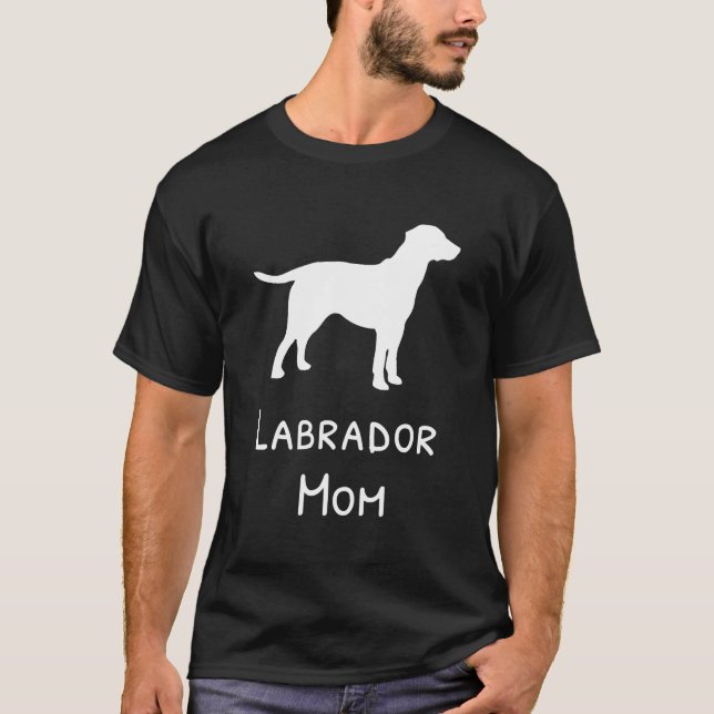 T-shirt Labrador Maman 13 (Devant)