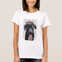 Labrador Noir Avec Tiara