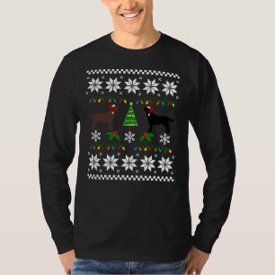 T-shirt Labrador Noir Et Chocolat Labrador Joyeux Christ