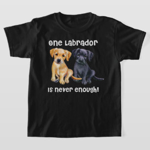 T-shirt Labrador Pet Dog Funny Cadeau noir or jaune la