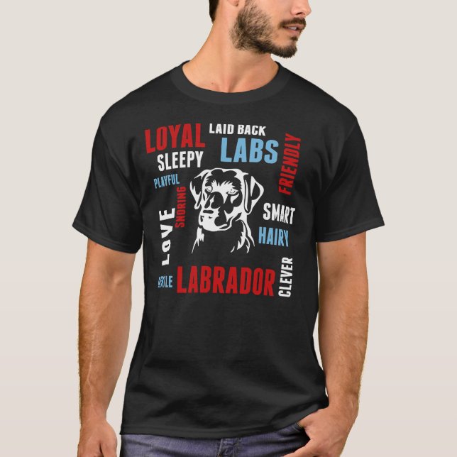 T-shirt Labrador Relaxé (Devant)