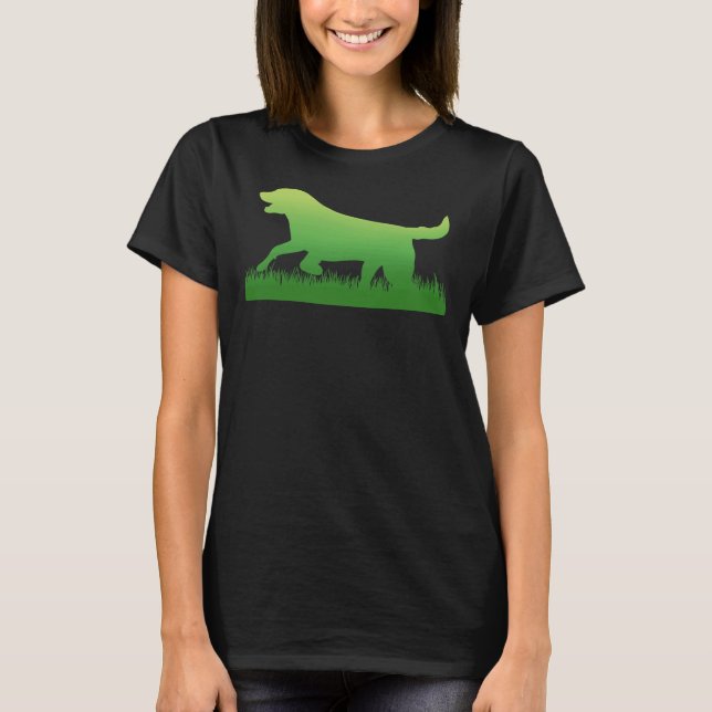 T-shirt Labrador Retriers Black Lab Print (Devant)