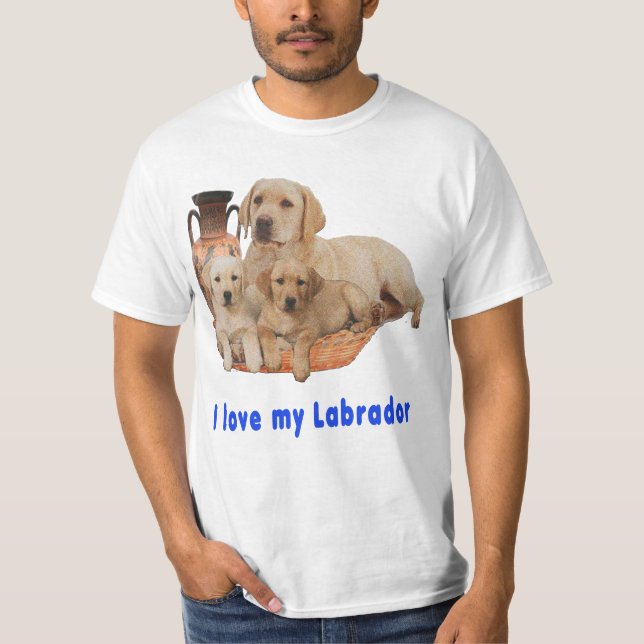 T-shirt Labrador Retriever (Devant)