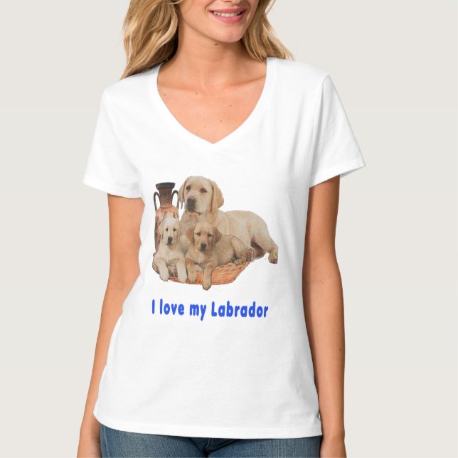 T-shirt Labrador Retriever (Devant)