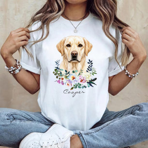 T-shirt Labrador Retriever à l'aquarelle