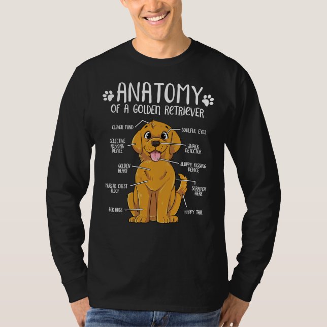 T-shirt Labrador Retriever anatomie Lab Chien (Devant)
