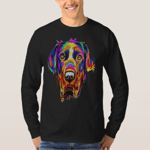 T-shirt Labrador Retriever Animaux Belle couleur Splash