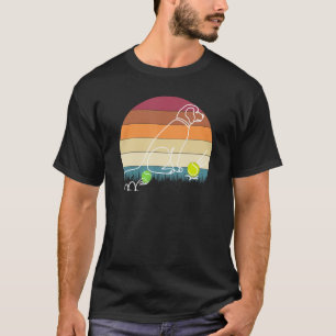 T-shirt Labrador Retriever Assis veut aller chercher une b